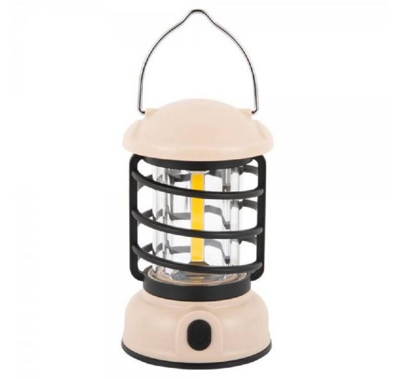 Leitmotiv Windlicht portable Tischlampe Camping Lantern LED Off White von Leitmotiv