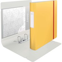 LEITZ Ordner Rückenbreite 6.5 cm DIN A4 stabile Pappe warmes gelb von Leitz