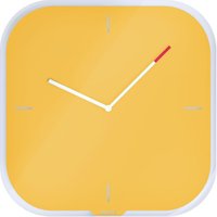LEITZ Wanduhr Cosy gelb von Leitz