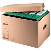 10 LEITZ Archivboxen 6081 braun 32,5 x 44,0 x 28,0 cm von Leitz