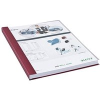 LEITZ Buchbindemappen rot Softcover für 106 - 140 Blatt DIN A4, 10 St. von Leitz