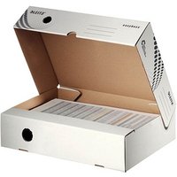 25 LEITZ Archivboxen easyboxx weiß 8,0 x 35,0 x 25,0 cm von Leitz