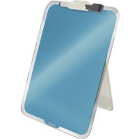 Glasboard Cosy 38,5 x 30,5 x 0,4 cm (b x h x t) Tafel nicht magnethaftend inkl. 1 Stiftehalter 1 Marker mit Wischer Sicherheitsglas blau von Leitz