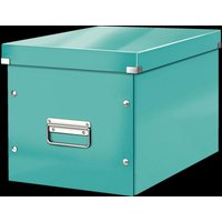 LEITZ Aufbewahrungsboxen Click&Store Cube groß eisblau 30,0 l - 32,0 x 36,0 x 31,0 cm eisblau von Leitz