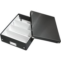 LEITZ Aufbewahrungsbox 900 Blatt - 28,0 x 37,0 x 10,0 cm schwarz von Leitz