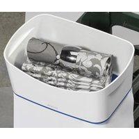 LEITZ Aufbewahrungsbox 3,0 l - 24,6 x 16,0 x 9,8 cm perlweiß/blau von Leitz