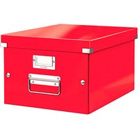LEITZ Click & Store Aufbewahrungsbox 16,7 l rot 28,1 x 36,9 x 20,0 cm von Leitz