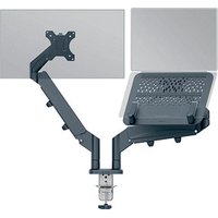 LEITZ Notebook-Monitor-Halterung Ergo 65380089 dunkelgrau für 1 Monitor und 1 Laptop, Tischklemme LEITZ Notebook-Monitor-Halterung Ergo 65380089 dunkelgrau für 1 Monitor und 1 Laptop, Tischklemme von Leitz