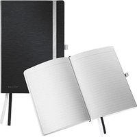 LEITZ Notizbuch Style DIN A5 liniert, schwarz Softcover 160 Seiten von Leitz
