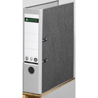 LEITZ Ordner Rückenbreite 8 cm DIN A4 Karton lichtgrau marmoriert von Leitz
