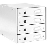LEITZ Schubladenbox Click & Store  weiß 60490001, DIN A4 mit 4 Schubladen von Leitz