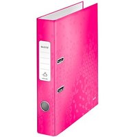 LEITZ Ordner pink Karton 5,0 cm DIN A4 von Leitz