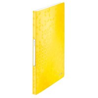 LEITZ WOW Sichtbuch DIN A4, 40 Hüllen gelb-metallic von Leitz