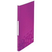LEITZ WOW Sichtbuch violett-metallic mit 40 Hüllen von Leitz