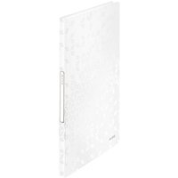 AKTION: LEITZ WOW Sichtbuch DIN A4, 40 Hüllen weiß-metallic, 1 St. mit Prämie nach Registrierung von Leitz