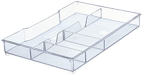 Leitz Schubladeneinsatz für Leitz Cube und WOW Schubladenboxen, Einsatz für Schubladen, Transparent, 52150002 von Leitz