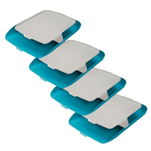 Leitz A4 Briefkorb mit Organiser, 4er Pack, Sanftes Blau, Cosy-Serie, 52590061 Leitz A4 Briefkorb mit Organiser, 4er Pack, Sanftes Blau, Cosy-Serie, 52590061 von Leitz