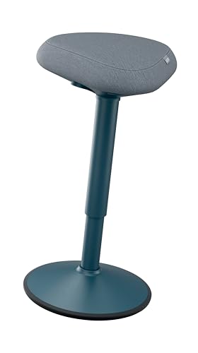 Leitz Ergo Active Stehhocker mit Dual Density Foam Komfortsitz, Bürohocker höhenverstellbar von 57 bis 82 cm, Sitzbezug aus 100% Recycling-Material, Für bis zu 110kg, Ergo-Serie, Dunkelgrau, 65450089 Leitz Ergo Active Stehhocker mit Dual Density Foam Komfortsitz, Bürohocker höhenverstellbar von 57 bis 82 cm, Sitzbezug aus 100% Recycling-Material, Für bis zu 110kg, Ergo-Serie, Dunkelgrau, 65450089 von Leitz