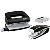 LEITZ Locher und Heftgeräte Set schwarz-metallic von Leitz