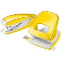 LEITZ Locher und Heftgeräte Set gelb-metallic LEITZ Locher und Heftgeräte Set gelb-metallic von Leitz