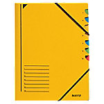 Leitz Ordnungsmappe 39070015 DIN A4 Gelb Karton Mit 7 Fächern 24,5 x 32 cm von Leitz