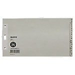 Leitz Papierregister 1206 DIN A5 Überbreite quer (24,0 x 14,0 cm) Grau 20-teilig 3-fach Tauenpapier A - Z von Leitz