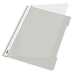 Leitz Standard Plastik-Schnellhefter 4191 DIN A4 PVC 60 Blatt Grau von Leitz
