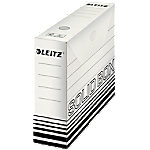 Leitz Solid Archivschachteln 6127 700 Blatt A4 Weiß Karton 8 x 25,7 x 33 cm 10 Stück von Leitz