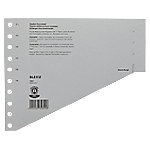 Leitz 1 bis 15 Register DIN A4 Überbreite Grau 15-teilig Pappkarton 10 Löcher 1651 100 Stück von Leitz