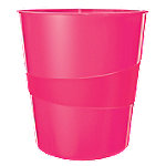 Leitz WOW Papierkorb 15 Liter Pink 29 x 29 x 32,4 cm von Leitz