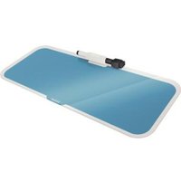 Memoboard Cosy 46,3 x 9 x 19,5 cm (B x H x T) inkl. 1 Stiftehalter 1 Marker mit Wischer Sicherheitsglas blau von Leitz