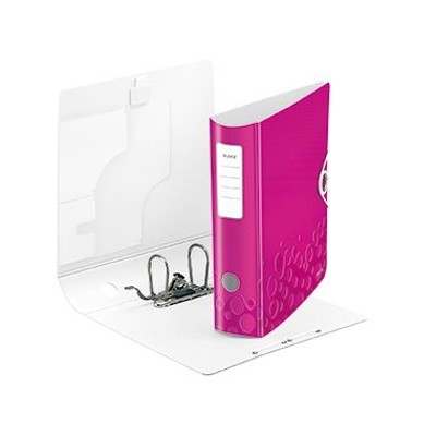 Ordner Active WOW 11060023 DIN A4 82mm Polypropylen pink von Leitz