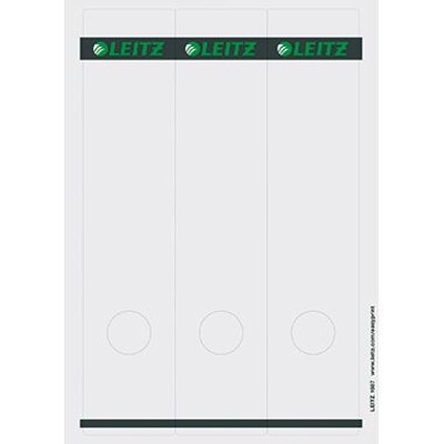 Ordneretikett 16870085 lang/breit Papier grau 75 St./Pack. von Leitz