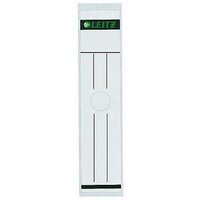 Ordnerrückenetikett breit/lang 61 x 279 mm (B x H) selbstklebend mit Griffloch grau 10 Etik./Pack. von Leitz