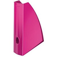 Leitz - Stehsammler wow 7,5 x 31,2 x 25,8 cm (b x h x t) din A4 Werkstoff: Polystyrol pink von Leitz