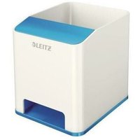 Stifteköcher wow Duo Colour 9 x 10 x 10,1 cm (b x h x t) Polystyrol blau/weiß von LIDERPAPEL