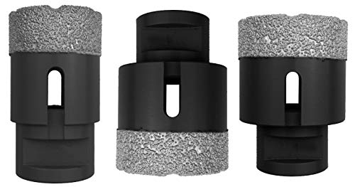 LEJA tools 830M14-35-68 - Juego de 3 brocas huecas diamantadas para perforación en seco con rosca M14 (35-50-68 mm) von AGHASATURIS