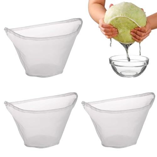 Lejelyma 3Pcs Cheese Cloth Bag for Straining 15 Inch Drawstring Fine Mesh Thicken Nylon Reusable Cheesecloth for Straining Yogurt Strainer Maker Cheesecloth Lejelyma 3Pcs Cheese Cloth Bag for Straining 15 Inch Drawstring Fine Mesh Thicken Nylon Reusable Cheesecloth for Straining Yogurt Strainer Maker Cheesecloth von Lejelyma