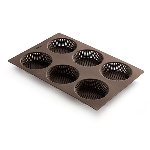 Lékué Brötchen Backform, rund, braun, Zentimeter, 29x20x2 cm Lékué Brötchen Backform, rund, braun, Zentimeter, 29x20x2 cm von Lékué
