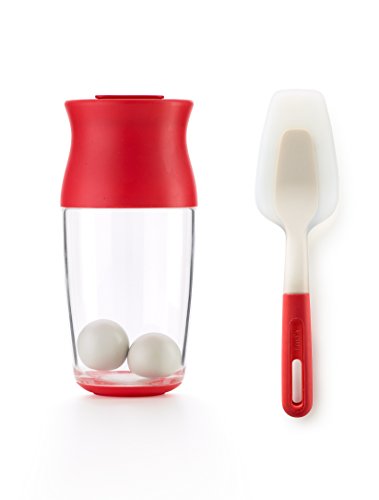 Lékué Crêpe- und Pancake-Set, 700 ml, rot von Lékué