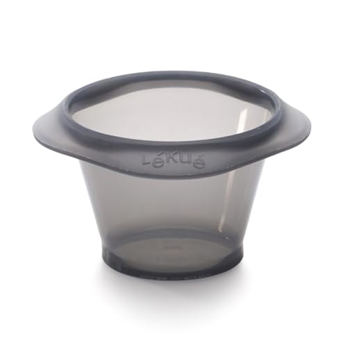 Lékué Lavakuchen Form 6er-Set, Silikon, schwarz/durchsichtig Lékué Lavakuchen Form 6er-Set, Silikon, schwarz/durchsichtig von Lékué
