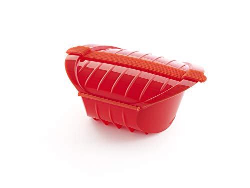 Lékué 3406600R10U004 Dampfbox Ogya rot von Lékué