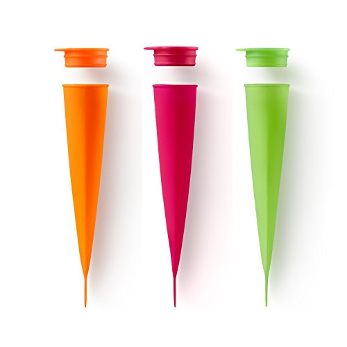 Lékué Eisform-Set, Silikon, mehrfarbig, 3 Stück, 4 x 20.2 x 4.8 cm von Lékué