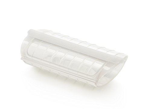 Lékué Estuche 1-2 transparente Dampfbox Classic in weiß, Kunststoff, 15x10x8 cm von Lékué