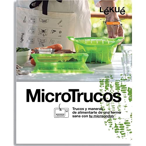 Lékué Rezepte Buch microtrucos auf Spanisch, Weiß, Standard von Lékué