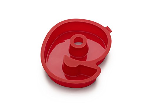 Lékué Kuchenform Ziffer 9, Silikon, rot, einzeln von Lékué