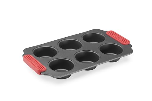 Lékué Muffin-Backform, antihaftbeschichtet, Metall, 6 Mulden von Lékué