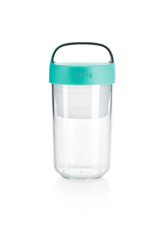 Lékué - hermetische Lunchbox, 600 ml, Plastik, türkis von Lékué