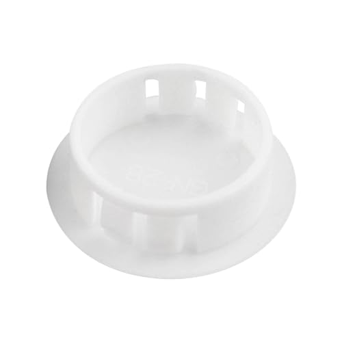 Leliafleury 100 Stück 18 mm Kunststoff-Lochstopfen, runde Knopfstopfen zum Aufstecken, weiße Schraublochabdeckungen für Küchenschrank, Möbel Leliafleury 100 Stück 18 mm Kunststoff-Lochstopfen, runde Knopfstopfen zum Aufstecken, weiße Schraublochabdeckungen für Küchenschrank, Möbel von Leliafleury