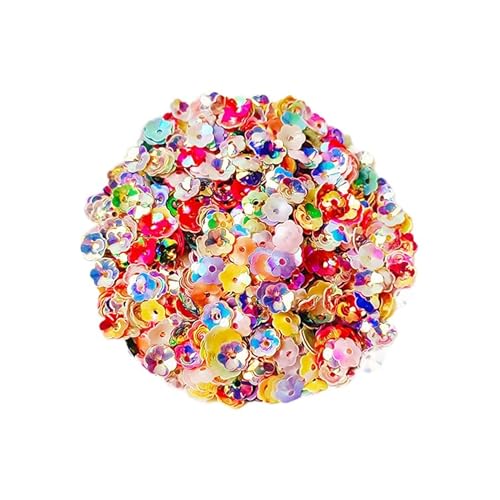 Leliafleury 6 mm gemischte Farben, Blumen-Pailletten, Glitzer, Kunststoff-Pailletten, Blumen, lose Pailletten für Bastelarbeiten, Nähen, 20 g Leliafleury 6 mm gemischte Farben, Blumen-Pailletten, Glitzer, Kunststoff-Pailletten, Blumen, lose Pailletten für Bastelarbeiten, Nähen, 20 g von Leliafleury